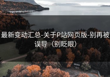最新变动汇总-关于P站网页版-别再被误导（别眨眼）